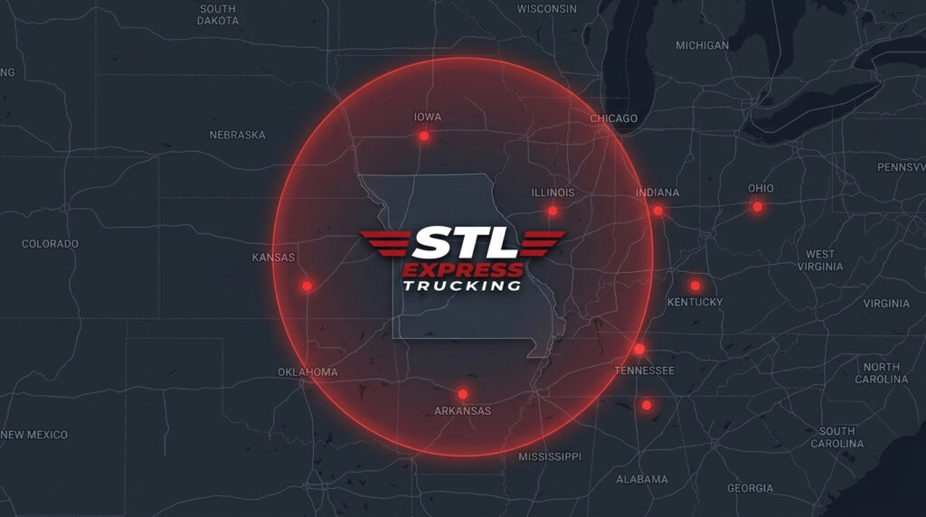 Service Areas STL express trucking